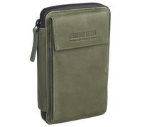 Leonhard Heyden Borsa mobile Aia in pelle 11 cm verde