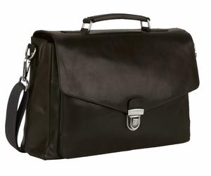 LEONHARD HEYDEN Briefbag 2 Compartments Black