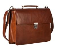 Leonhard Heyden Cambridge Cartella in pelle 40 cm Scomparto per computer portatile marrone