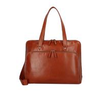Leonhard Heyden Cambridge Borsa a spalla Vera Pelle 41 cm Vano porta PC marrone