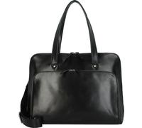 Leonhard Heyden Cambridge Borsa a tracolla in pelle 41 cm Scomparto per laptop nero