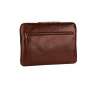 Leonhard Heyden Cambridge Laptop Sleeve in pelle 35 cm marrone