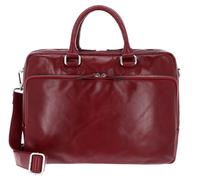 LEONHARD HEYDEN Cambridge Zipped Briefcase 2 Compartments L Red