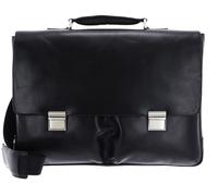 LEONHARD HEYDEN Chicago Briefcase 2 Compartments Black