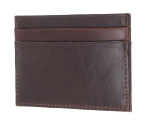 Leonhard Heyden Credit Card Holder Roma Brown