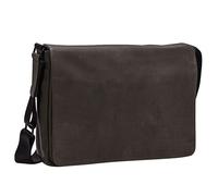 Leonhard Heyden Den Haag Messaggero Vera Pelle 37 cm Vano porta PC oliva