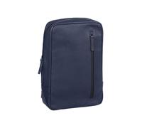 Leonhard Heyden Den Haag Borsa sling navy, pelle, uomo, 4L