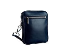Leonhard Heyden Montreal Borsa a tracolla Vera Pelle 21 cm blu