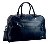 Leonhard Heyden Montreal Borsa da viaggio Weekender Vera Pelle 52 cm blu