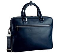 Leonhard Heyden Montreal Valigetta Pelle 38 cm blu