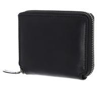 Leonhard Heyden Pelle portafoglio Roma Zip Around Wallet Black nero
