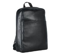 Leonhard Heyden Zaino Berlin in pelle 42 cm Scomparto per laptop nero