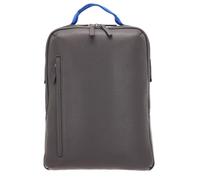 Leonhard Heyden Pelle zaino per laptop con scomparto per laptop Tokio Rucksack 8202 Grau grigio