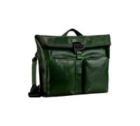 LEONHARD HEYDEN Borsa a tracolla Porto Messenger M Pelle 32 cm Verde