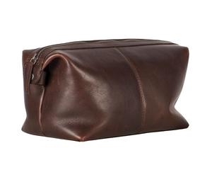 Leonhard Heyden Roma Borsa da toilette Pelle 26 cm marrone