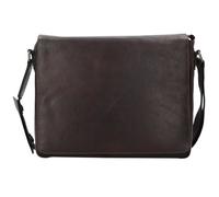 Leonhard Heyden Roma Messenger in pelle 38 cm Scomparto per laptop marrone