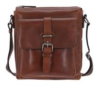 Leonhard Heyden Borsa a tracolla Roma in pelle 23 cm marrone