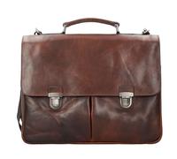 Leonhard Heyden Roma Valigetta Pelle 41 cm Scomparto per laptop marrone