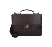 Leonhard Heyden Roma Cartella in pelle 37 cm Scomparto per computer portatile marrone