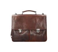 Leonhard Heyden Roma Valigetta Vera Pelle 41 cm Vano porta PC marrone