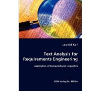 Leonid Kof Text Analysis for Requirements Engineering- Application o (Tascabile)