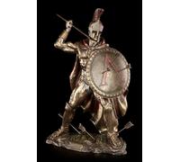 Leonida Figura - Spartani IN Campo - Simil Bronzo Veronese Statua