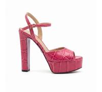 Leonor Napoli sandalo Brigitte con plateau tc 105 importante e sobrio bello anche sotto ai jeans