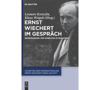 Leonore Krenzlin Ernst Wiechert im Gespräch (Copertina rigida)