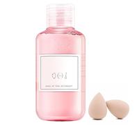 Leonshco Detergente per pennelli da trucco da 150 ml, delicato e sicuro, detergente liquido, efficace per rimuovere lo sporco e le impurità per pennelli da trucco, spugna per cipria