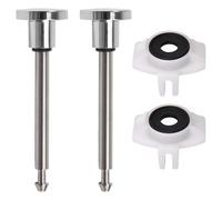 LEONTOOL 2 pezzi kit di riparazione di bypass beccuccio vasca da bagno, tra cui 2 aste di valvola di bypass 2 guarnizioni e valvole di bypass kit di riparazione rubinetto vasca doccia