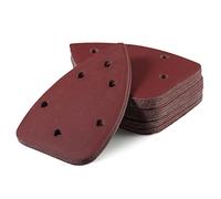 LEONTOOL 30 pezzi di carta vetrata per mouse grana 600 6 fori mouse levigatrice pad gancio e anello dettaglio disco abrasivo