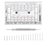 LEONTOOL 360 pezzi 8-25 mm perni per cinturino orologio con strumento a molla per riparazione kit per sostituire il braccialetto, perni in acciaio inossidabile adatti per orologiai