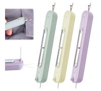 LEONTOOL 3PCS migliorato 2 in 1 infila ago taglierina cucire, infila ago infila automatico strumento di rimozione del punto ergonomico per cucire a mano maglieria artigianato ricamo