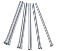 LEONTOOL 5 PZ Kit di piegatrici per tubi a molla 1/4", 5/16", 3/8", 1/2" e 5/8" set di piegatrici per tubi in rame morbido, ottone, alluminio e acciaio a parete sottile