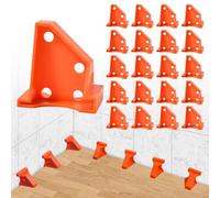 LEONTOOL Confezione da 20 distanziatori 2 in 1 per pavimenti in laminato, kit di installazione con spazi da 1/2" e 1/4", strumento di installazione per pavimenti in legno, per laminato, tavola in