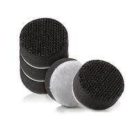Leontool Confezione da 5 cuscinetti tampone in schiuma morbida da 2,5 cm, con gancio e anello, senza foro, 25 mm, per cuscinetto levigante