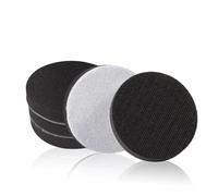 Leontool Confezione da 5 cuscinetti tampone in schiuma morbida da 7,6 cm, con gancio e anello, senza foro, 75 mm, per cuscinetto levigante