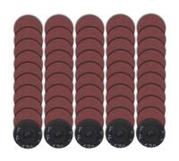 LEONTOOL Confezione da 50 dischi abrasivi a cambio rapido da 5 cm, grana 120, per trapano rivestito in ossido di alluminio, accessori per smerigliatrice, strumento per il condizionamento delle