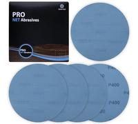 LEONTOOL Dischi abrasivi a rete da 22,9 cm, grana 240, confezione da 5 dischi abrasivi per cartongesso senza polvere, ossido di alluminio, compatibili con levigatrice orbitale casuale e levigatrice