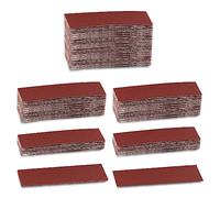 LEONTOOL Kit di 100 micro levigatrici per dettagli, levigatrice per micro finitura, carta vetrata in ossido di alluminio, grana 240, 8,9 x 3,5 cm, per legno, metallo, piccoli progetti, spazi