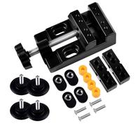 LEONTOOL Mini morsetto da banco universale Morsetto piatto Mini Drill Press Morsa Apertura Parallela Tavolo Morsa forHolding Piccole Parti Guarda Riparazione Scultura Artigianato Gioielli Strumento di
