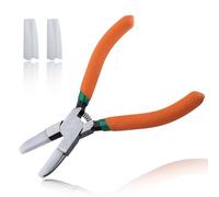 LEONTOOL Pinze a becchi morbidi a becchi piatti per la creazione di gioielli con un paio di ganasce di ricambio, pinze a ganascia liscia, pinze piatte per gioielli, strumenti per la creazione di