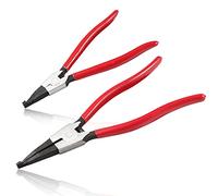 Leontool - Set di 2 pinze per anelli di bloccaggio, pinze per anelli di bloccaggio speciali, pinze per anelli di bloccaggio, rimozione di anelli di precisione
