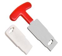 LEONTOOL Strumento per la rimozione dei tappi per piscina in metallo di alta qualità, con impugnatura rossa, tappi per piscina fuori terra, adatto per Hayward Hydrostream SP1419A-SP1419E e piscina e