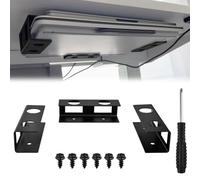 LEONTOOL Supporto e ripiano per laptop sotto la scrivania, supporto in metallo per mensola sotto la scrivania con viti, set di supporti per dispositivi fino a 1,18 pollici di spessore