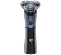 LEONYS Rasoi Elettrici for Uomini Calvi, Rasoio Elettrico da Uomo Lama Flottante 3D Rasoio Lavabile Tipo C Ricaricabile Display Digitale Impermeabile Macchina for Barba da Barba