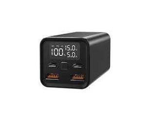 LeooTec Q2 Power Bank 20000MAH 65W PD - Compatibile con laptop - Schermo LCD - 2x USB -A, 2x USB -C NEW