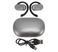 Leopacat Auricolari per Traduttore Linguistico, Auricolari per Traduzione in Tempo Reale Ad Alta Precisione, Voce Bluetooth, Lunga Durata di Riproduzione in Azienda in 144 Lingue (Grigio)