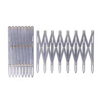 Leopacat Calibro di Cucitura Espandibile,Calibro da Cucito Alluminio Lunghezza Regolabile Strumento di Marcatura di Misurazione Equidistante per Bottoni,Ganci,Pieghe della Gonna,da Cucire Fai da Te