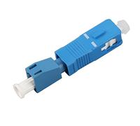 Leopacat Convertitore Adattatore per Fibra Ottica,Monomodale Adattatore da SC Maschio Flangia Ibrida LC Femmina per Fibra Ottica Reti,Ottica Potenza Misuratore,Comunicazione Digitale, Connettore VFL